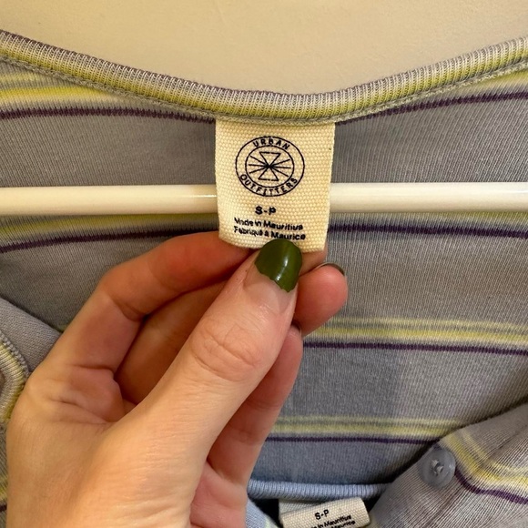 uo stripe cami & cardigan sweater set - Picture 5 of 7